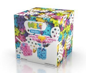 Bloques Meli Basic Constructor Pastel- 200 pzas